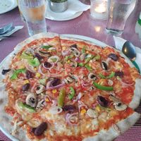 Vegan Pizza at Luigi's in Grand Baie