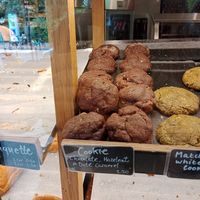 Little 'v' labels in the corner at La Maison in Berlin