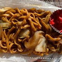 yakisoba without meat at Suzunoya in Kuroishi
