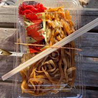 yakisoba without meat to-go at Suzunoya in Kuroishi