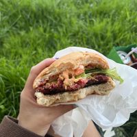summer burger   at Veggie's Corner in Besancon