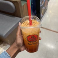 Thai tea vegan with jelly  at ChaTraMue in Bangkok