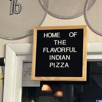 The sign don’t lie   at Pizza Twist in Plainfield