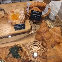 Vegan Danish and croissant at Ninetails Coffee Bar in Toronto