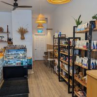 Inside at Ninetails Coffee Bar in Toronto