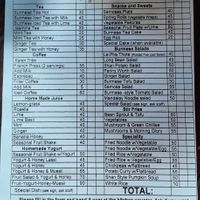 Borderline menu makes it easy to order at Borderline in Mae Sot