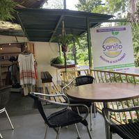 Sign out front   at Sanito in Punta Uva