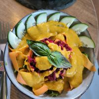 Ensalada de acompañamiento at Sanito in Punta Uva