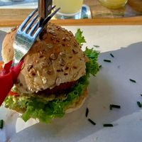 Veganer Burger at Gutenburger in Giessen
