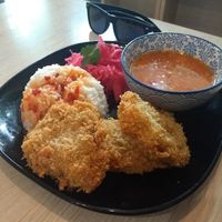 Thai Cutlets with rice at VEGE Kitchen in Warsaw