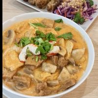 Laksa at VEGE Kitchen in Warsaw