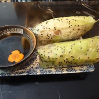 Spring rolls at VEGE Kitchen in Warsaw
