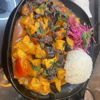 Eggplant tofu   at VEGE Kitchen in Warsaw