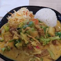 Main dish at VEGE Kitchen in Warsaw