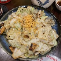 Stir fried cabbage   at Lhong Khao in Phuket