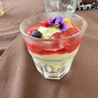 Orange mousse   at Casita Miro in Waiheke Island