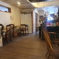 Inside at Mokumoku in Kyoto