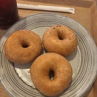 tofu donuts !  at Mokumoku in Kyoto