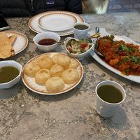Golgappe & Gobi Manchurian at Haveli Indian Cuisine & Bar in Sparks