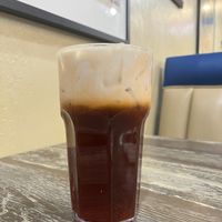 Thai iced tea with coconut milk   at Moo Dang in Reno