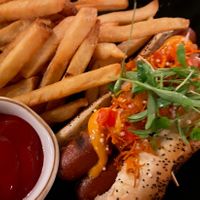 Vegan Dog  at Boozehounds in Palm Springs