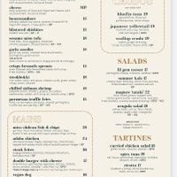 Dinner Menu  at Boozehounds in Palm Springs