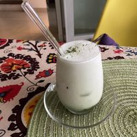 Matcha coconut latte  at Sweet Secret in Nha Trang