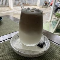 Almond milk latte   at Sweet Secret in Nha Trang