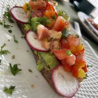 Salsa toast  at Sweet Secret in Nha Trang