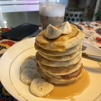 Banana pancakes   at Sweet Secret in Nha Trang
