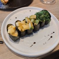 with Mango 🥭, with Avocado 🥑 and with Wakame 🌿 at Zuin Fusion Experience in Riva Del Garda