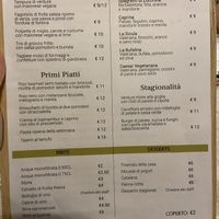 Menu  at Contorni e Dintorni in Rivoli