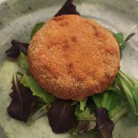 Burger di lenticchie e carote at Contorni e Dintorni in Rivoli