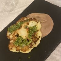 Cavolfiore su crema di fagioli  at Contorni e Dintorni in Rivoli
