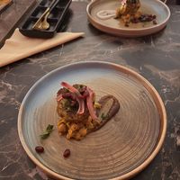 First dish  at Spice Lab  in Budapest