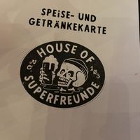 Speisekarte at House of Superfreunde in Norderstedt