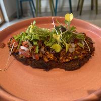 Tofu toastie  at Earth Mama Smoothie Bar & Kitchen in Anjuna