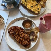 Vegan Open Toasts  at Earth Mama Smoothie Bar & Kitchen in Anjuna