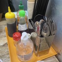 Condiments   at Pho Gia Hoi in Haymarket