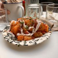 Harissa potatoes   at La Cantine de Sam - Rue des Fossés Saint-Marcel in Paris