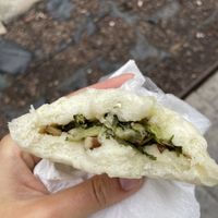 mushrooms and vegetables   at Bao Zi in Milan