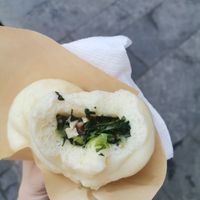 Bao funghi e verdure at Bao Zi in Milan