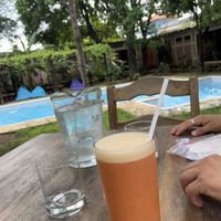 One of the many juices they offer  at Casa Abierta in Leon