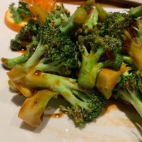 broccoli with garlic sauce at Wild Ginger in York