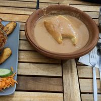 two vegan dishes #Veganuary at DIDI PA - West African Kitchen in Berlin