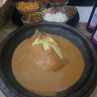 fufu with peanutsauce  at DIDI PA - West African Kitchen in Berlin