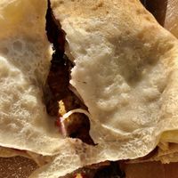 Vegan Almond Butter & Berry Crepe  at MR Z'S Crepes & Teas in Aptos