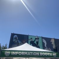 Info Booth Spotted in Cali Sunshinee  at Martinez Farmers' Market in Martinez