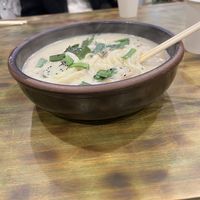 Noodle bowl was huge, but kinda bland   at Jang Dok Dae in Flushing