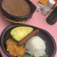 Colombian dish   at Bumi Cocina - Yerbateria in Salento